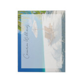 Tropische stranden | Lounge Chairs Beach, Bora Bor Notitieblok (Linkerzijde)