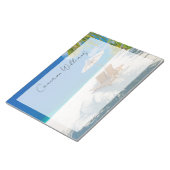 Tropische stranden | Lounge Chairs Beach, Bora Bor Notitieblok (Schuin)