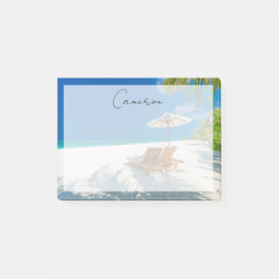 Tropische stranden Lounge Chairs Beach, Bora Bor Post-it® Notes