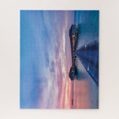 Tropische stranden | Maldiven Bungalows Legpuzzel (Verticaal)