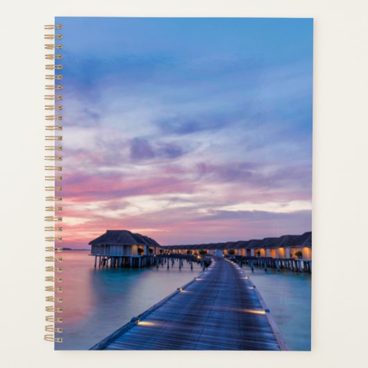 Tropische stranden | Maldiven Bungalows Planner (Voorkant)