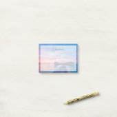 Tropische stranden | Maldiven Bungalows Post-it® Notes (Op bureau)