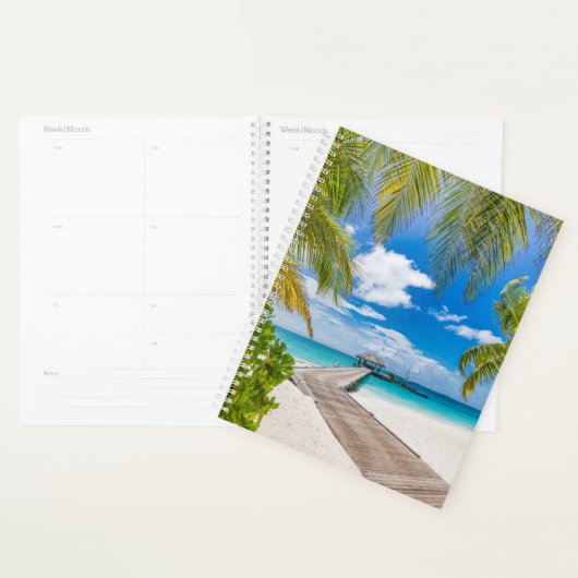 Tropische stranden | Maldiven Island Wooden Jetty Planner (Display)