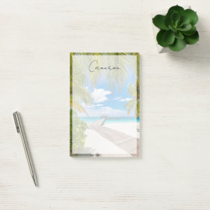 Tropische stranden   Maldiven Island Wooden Jetty Post-it® Notes