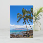 Tropische stranden | Maui Hawaii Bedankkaart (Staand voorkant)