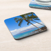 Tropische stranden | Maui Hawaii Bier Onderzetter (Linkerzijde)
