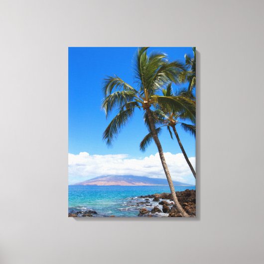 Tropische stranden | Maui Hawaii Canvas Afdruk (Voorkant)