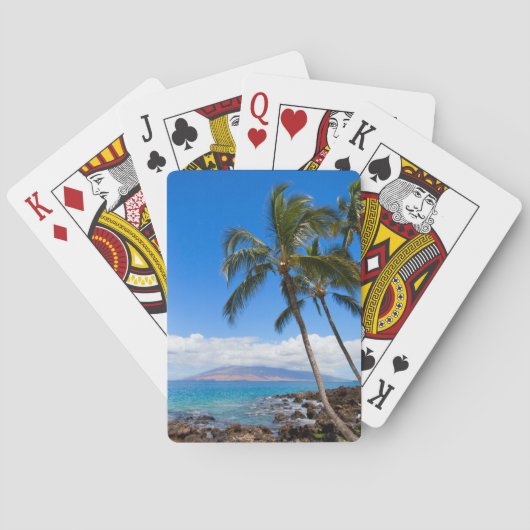 Tropische stranden | Maui Hawaii Pokerkaarten (Achterkant)