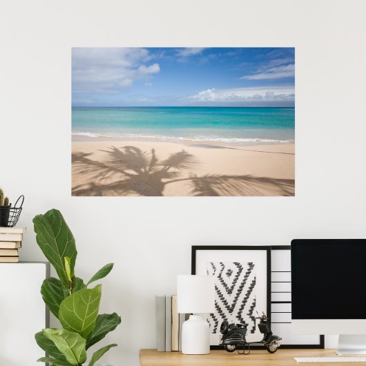 Tropische stranden | Maui, Hawaii Poster (Thuiskantoor)
