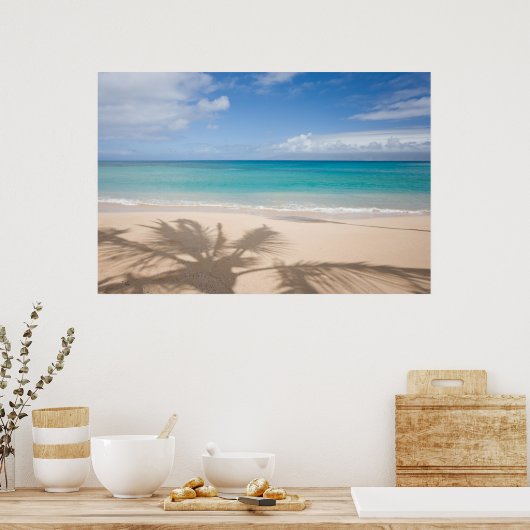 Tropische stranden | Maui, Hawaii Poster (Keuken)