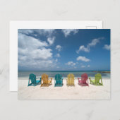 Tropische stranden | Palmstrand, Aruba Briefkaart (Voorkant / Achterkant)