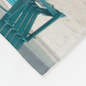 Tropische stranden | Palmstrand, Aruba Fleece Deken (Hoek)