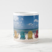 Tropische stranden | Palmstrand, Aruba Grote Koffiekop (Voorkant)