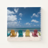 Tropische stranden | Palmstrand, Aruba Notitieboek (Achterkant)