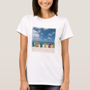 Tropische stranden Palmstrand, Aruba T-shirt