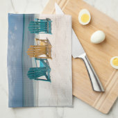 Tropische stranden | Palmstrand, Aruba Theedoek (Quarter Fold)