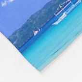 Tropische stranden | Witte strand, fillipinen Fleece Deken (Hoek)