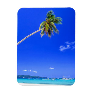 Tropische stranden   Witte strand, fillipinen Magneet