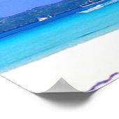 Tropische stranden | Witte strand, fillipinen Poster (Hoek)