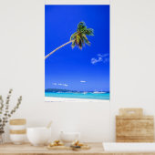 Tropische stranden | Witte strand, fillipinen Poster (Keuken)