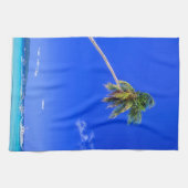 Tropische stranden | Witte strand, fillipinen Theedoek (Horizontaal)