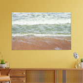 Tropische Strandfotografie Ocean Waves Zomerzand Canvas Afdruk (Insitu (Woonkamer))