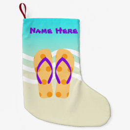 Tropische strandgolven Kerstvakantie Kleine Kerstsok