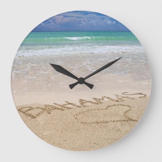 Tropische strandklok grote klok (Voorkant)