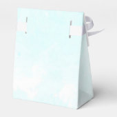 Tropische strandkust met een Big Rock bruiloft Bedankdoosjes (Achterkant)