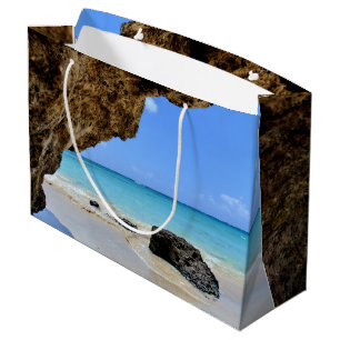 Tropische strandkust met een Big Rock Groot Cadeauzakje