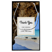 Tropische strandkust met een Big Rock Klein Cadeauzakje (Achterkant)