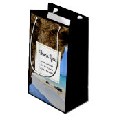 Tropische strandkust met een Big Rock Klein Cadeauzakje (Achterkant Gekanteld)