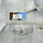 Tropische strandkust met een Big Rock Naamplaatje (In situ)