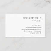 Tropische strandkust met een Big Rock Visitekaartje (Achterkant)