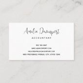 Tropische strandkust met een Big Rock Visitekaartje (Achterkant)