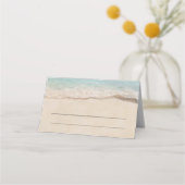 Tropische  strandkustlijn plaatskaartje (Voorkant)