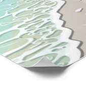 Tropische Strandmuurkunst Poster (Hoek)