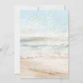 Tropische strandorchideeën 80ste verjaardagsfeestj kaart (Achterkant)