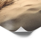 Tropische strandpalmbomen Turquoise Water Perfect Poster (Hoek)