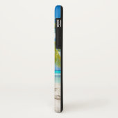 Tropische strandpalmboom gepersonaliseerd Case-Mate iPhone case (Achterkant/links)