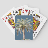 Tropische strandpalmboom pokerkaarten (Achterkant)