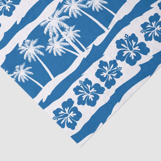 Tropische strandpalmstrepen tissuepapier (Detail)