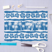 Tropische strandpalmstrepen tissuepapier (Craft)
