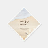 Tropische strandstransport servet (Hoek)