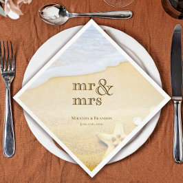 Tropische strandstransport servet