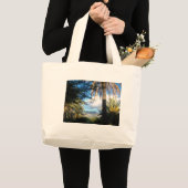 Tropische strandtas grote tote bag (Voorkant (product))