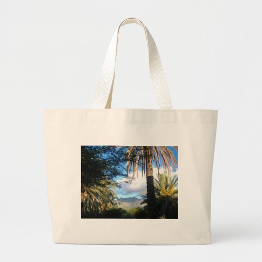 Tropische strandtas grote tote bag (Voorkant)
