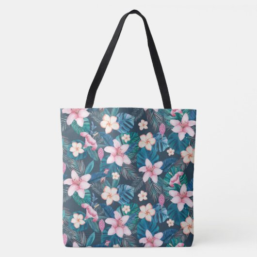 Tropische strandtas tote bag (Voorkant)