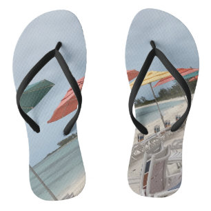 Tropische strandvibes teenslippers