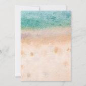 tropische strandzomer op uitnodiging (Achterkant)